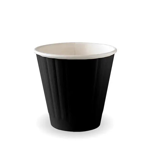 BioPak Black Aqueous Double Wall BioCup  Hot Cups