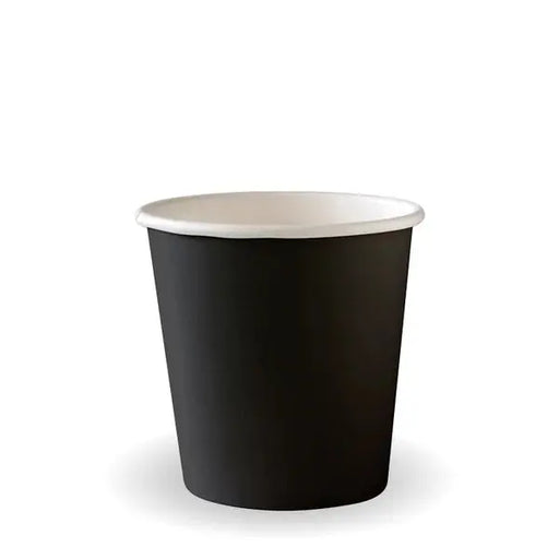 BioPak Black Aqueous Single Wall BioCup  Hot Cups
