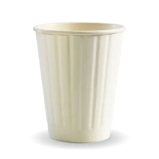 BioPak White Double Wall BioCup  Hot Cups