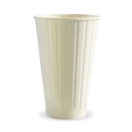 BioPak White Double Wall BioCup  Hot Cups