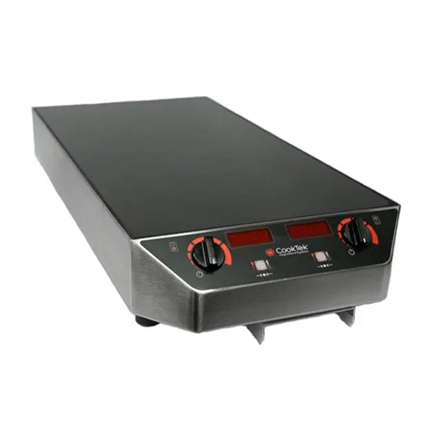 CookTek Dual Induction Cooktop - Benchtop with Rotary Dial MC  Induction Cooking