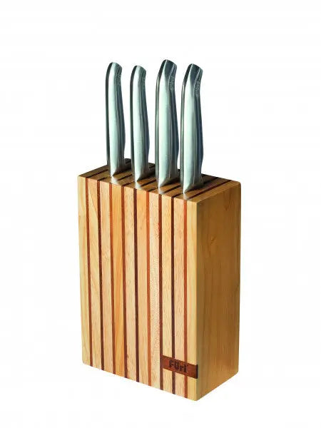 Furi Pro Wooden Knife Block Set 5 Piece  Knife Sets