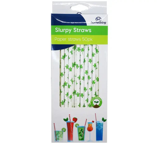 Homeliving Paper Straws Pack 50  Straws