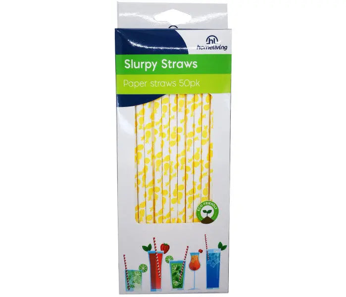 Homeliving Paper Straws Pack 50  Straws