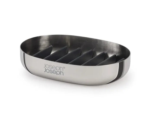 Joseph Joseph EasyStore Luxe Soap Dish - Stainless Steel  Bathroom Accessories