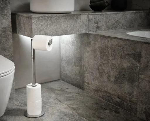 Joseph Joseph Luxe 2in1 Toilet Roll Stand  Bathroom Accessories