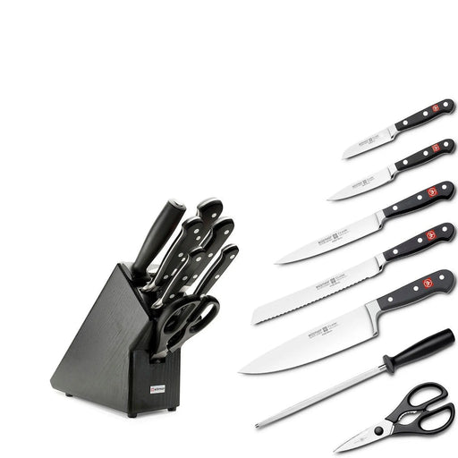Wusthof Classic 8 Pce Knife Block Set - Dark  Knife Sets