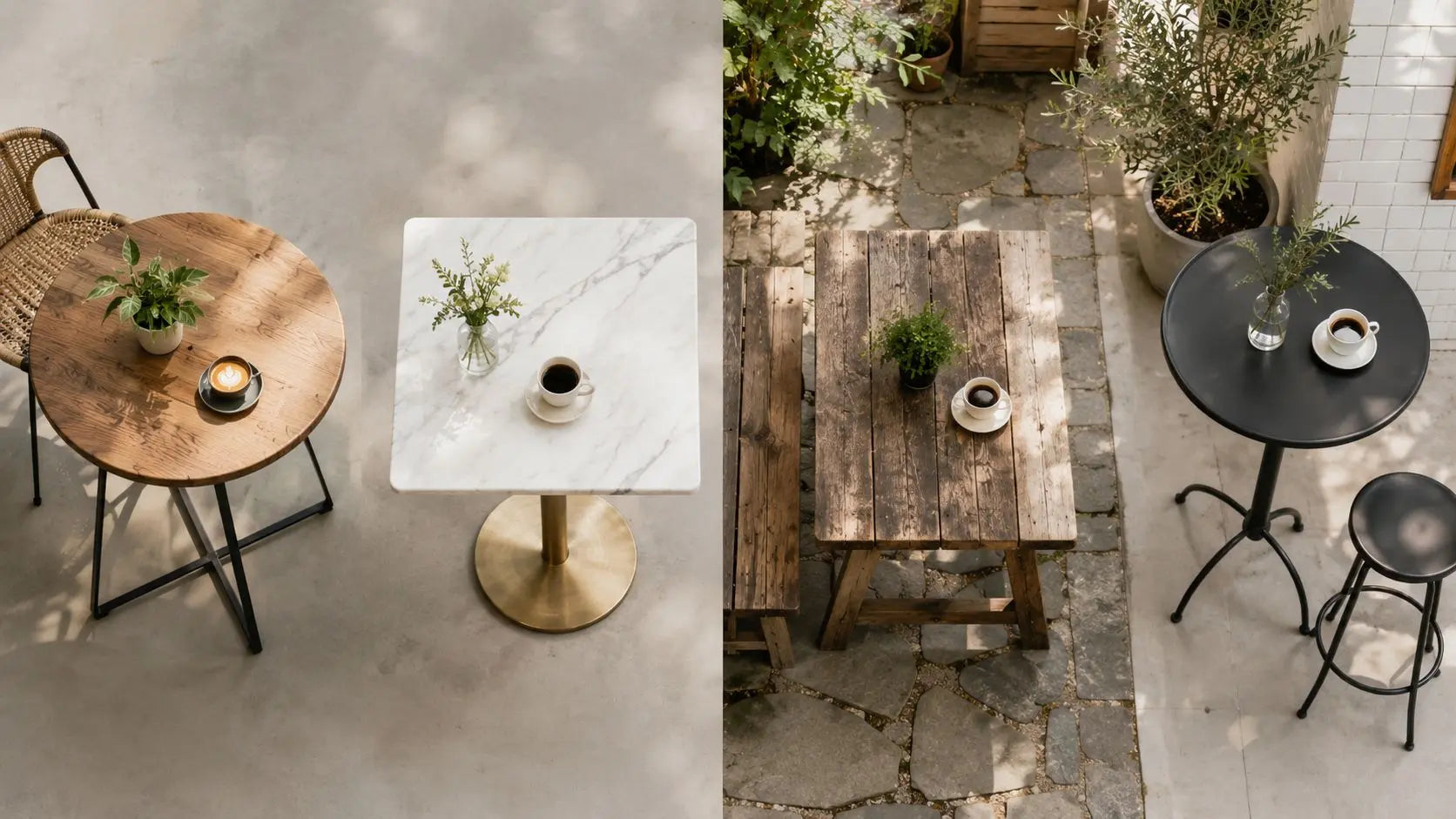 8 Practical Cafe Table Design Ideas for Your Venue