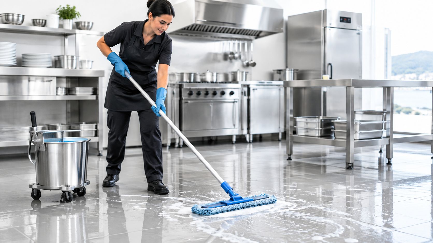 Floor Cleaner NZ for Hospitality Kitchens