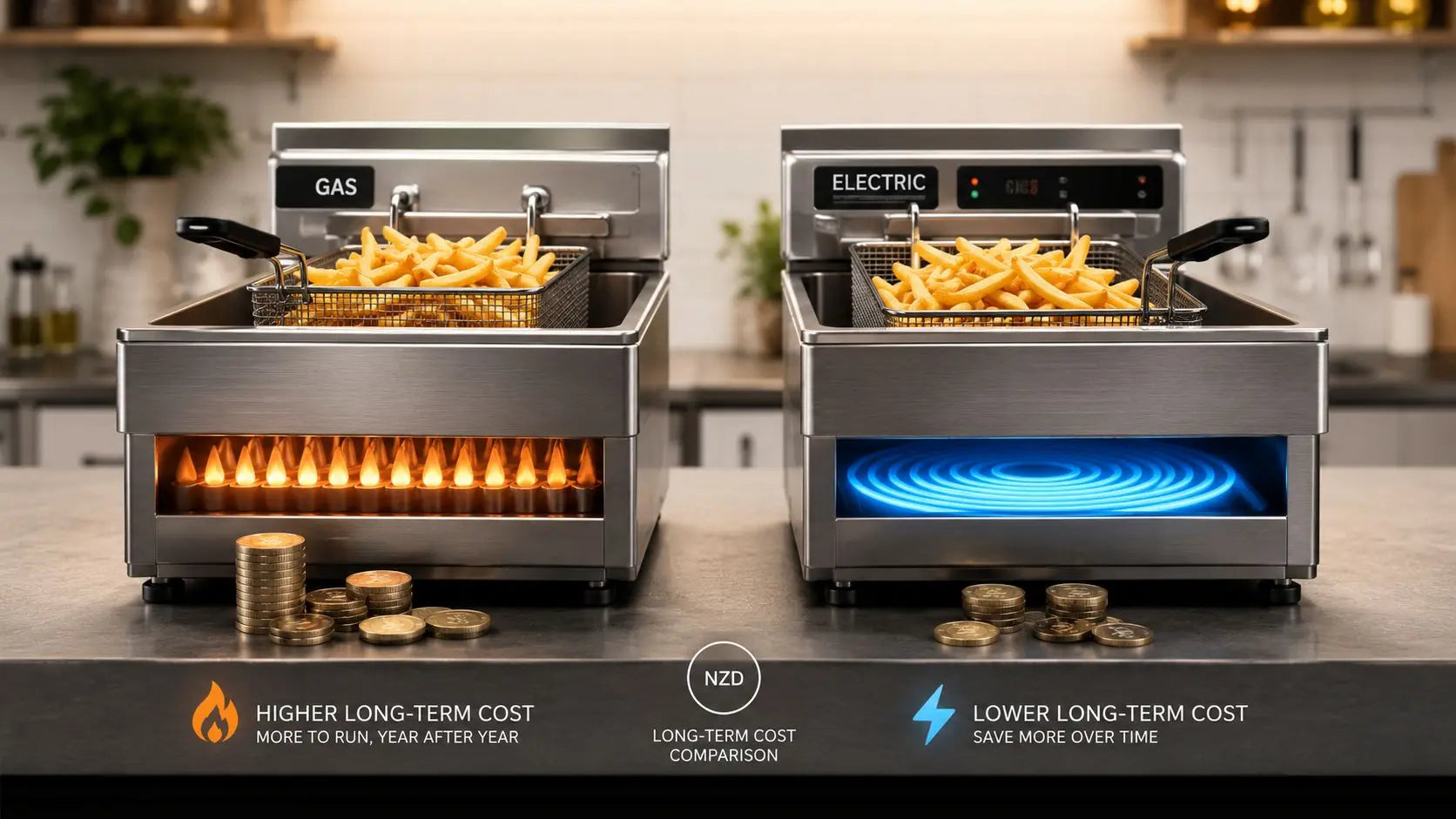 Gas vs Electric Commercial Fryers: Which Costs Less Over Five Years? Simply Hospitality