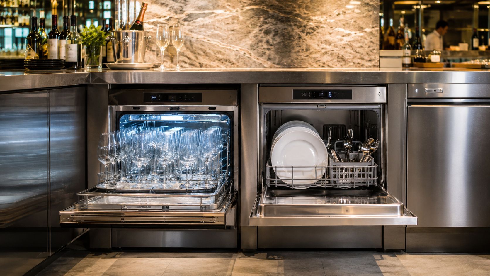 Glasswasher vs Dishwasher: Which Does Your Venue Need?
