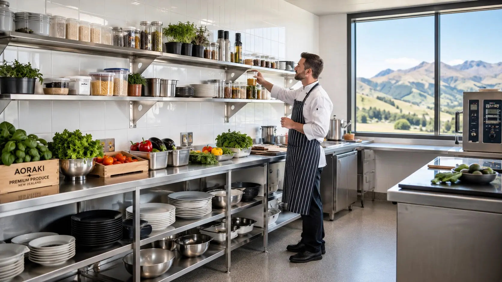 Choosing the Right Kitchen Shelving NZ for Your Venue