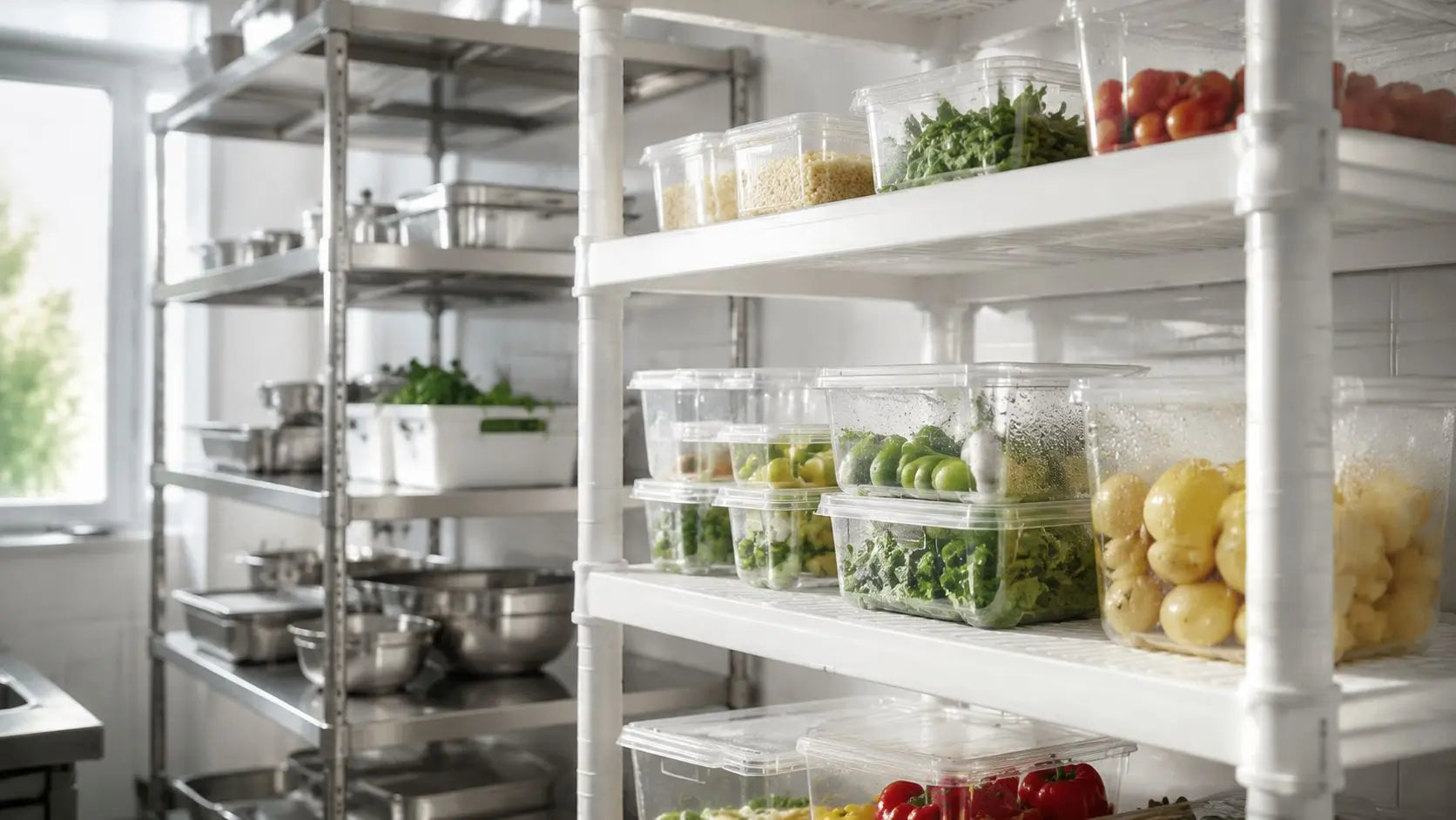 Kitchen Storage Shelves Plastic: When Polymer Beats Steel Simply Hospitality