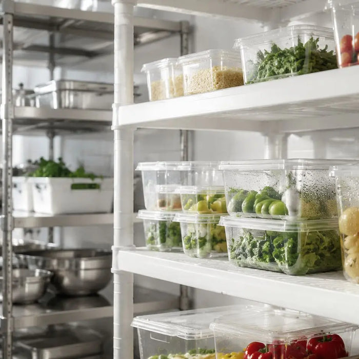 Kitchen Storage Shelves Plastic: When Polymer Beats Steel Simply Hospitality
