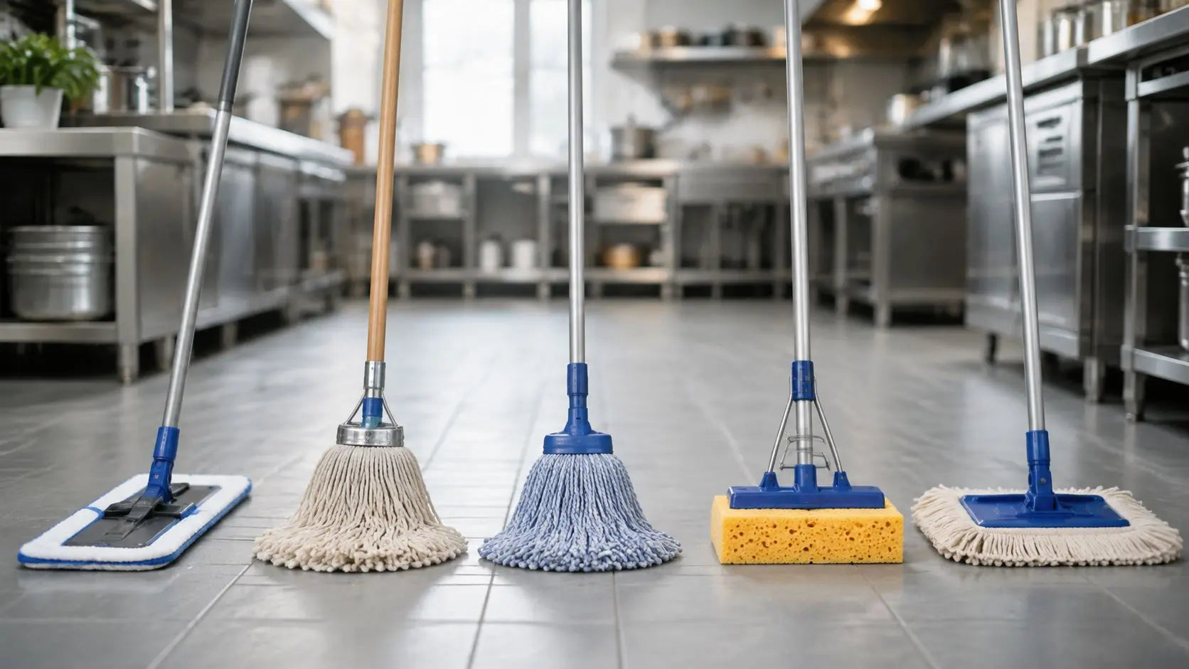 Choosing the Right Mops and Mop Heads for Kitchens Simply Hospitality
