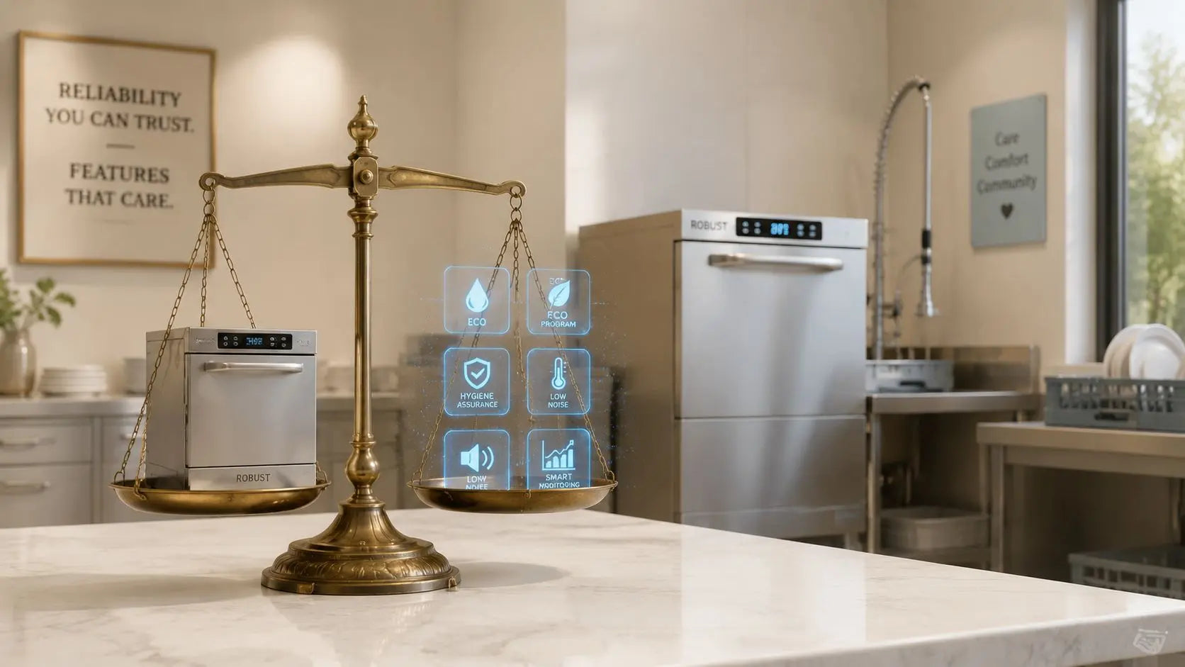 Reliability vs. Features in Aged Care Warewashing