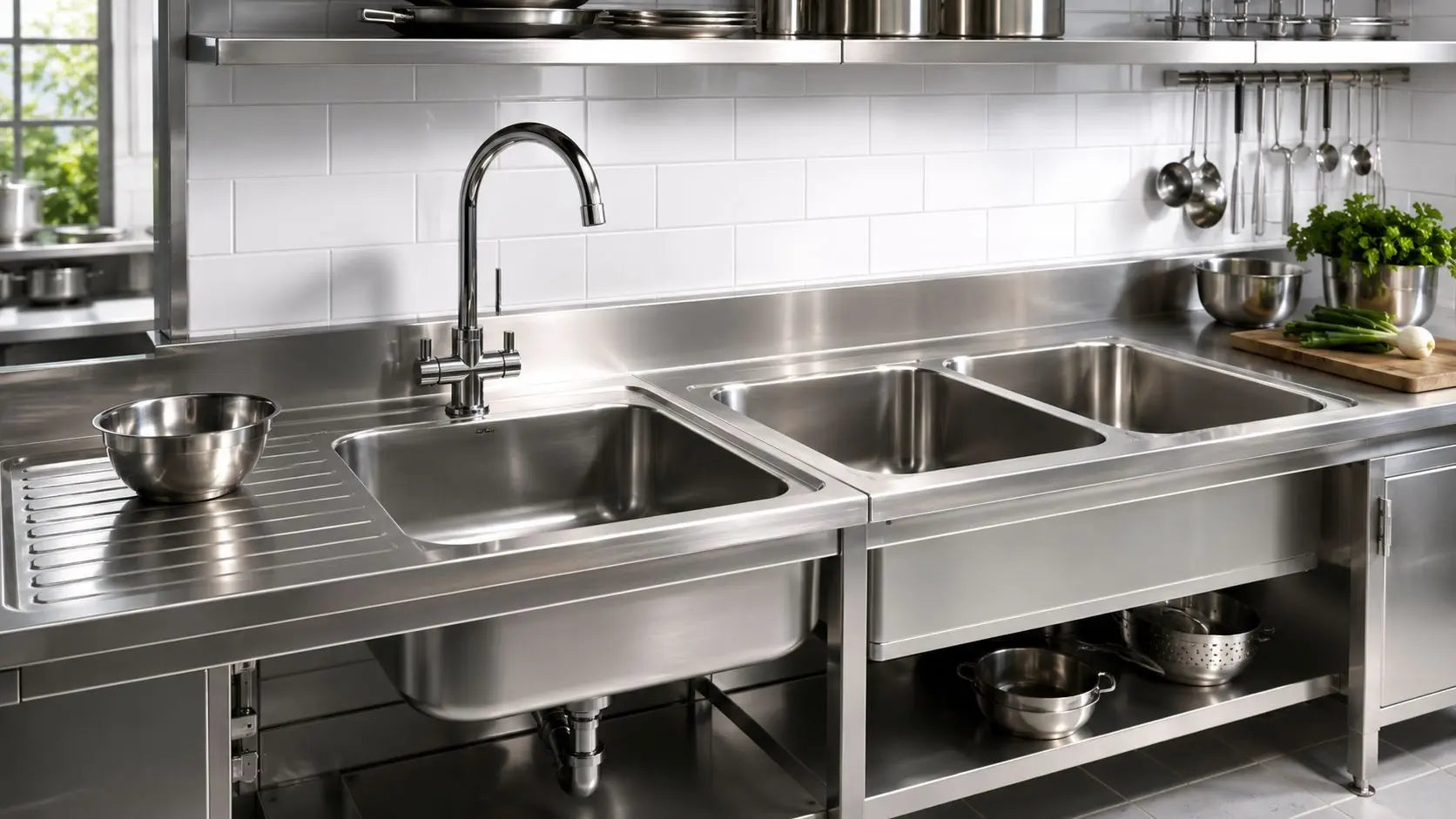 Choosing Stainless Steel Sinks for Commercial Kitchens Simply Hospitality