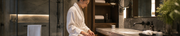 Bathroom products in a real-world hospitality environment