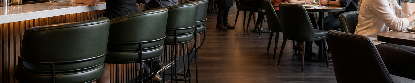 Chairs & Stools products in a real-world hospitality environment