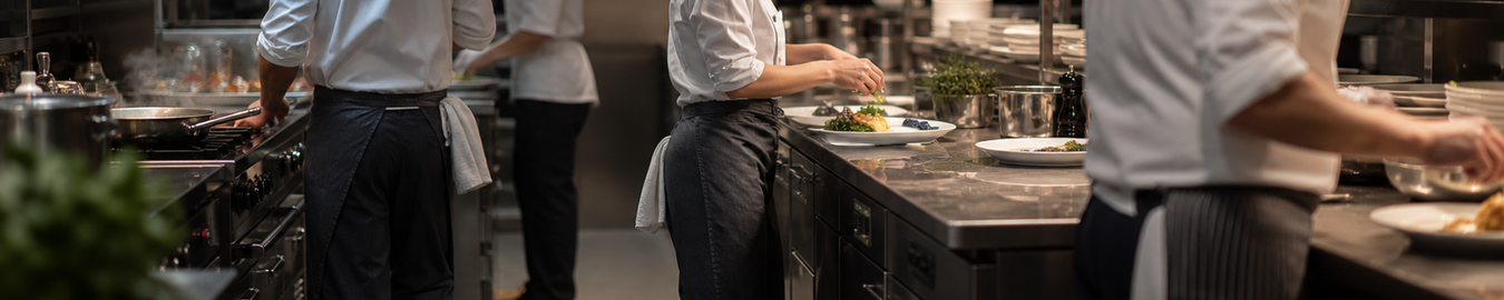 Chef Pants products in a real-world hospitality environment