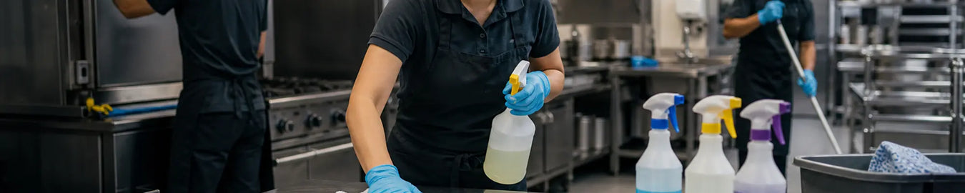 Chemicals products in a real-world hospitality environment