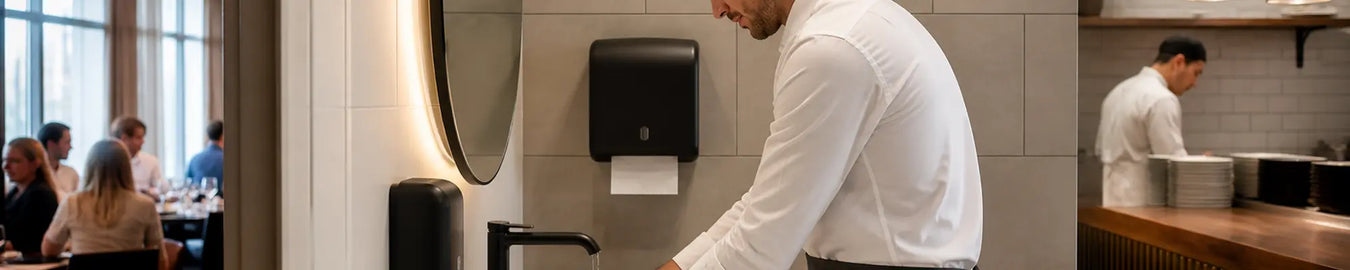 Dispensers products in a real-world hospitality environment