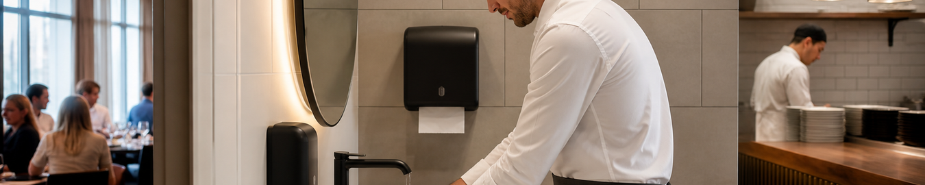 Dispensers products in a real-world hospitality environment