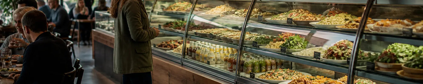 Display Cabinets products in a real-world hospitality environment