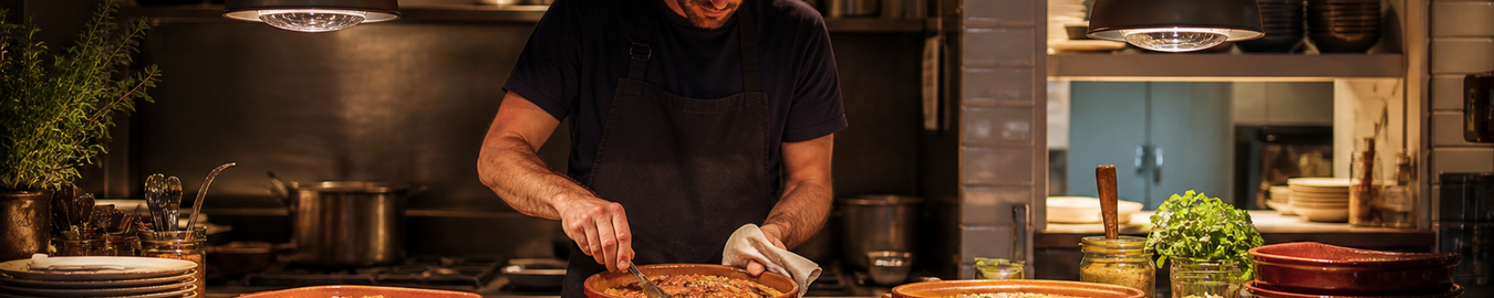 Emile Henry products in a real-world hospitality environment