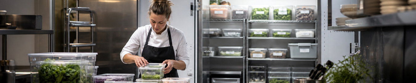 Food Storage products in a real-world hospitality environment