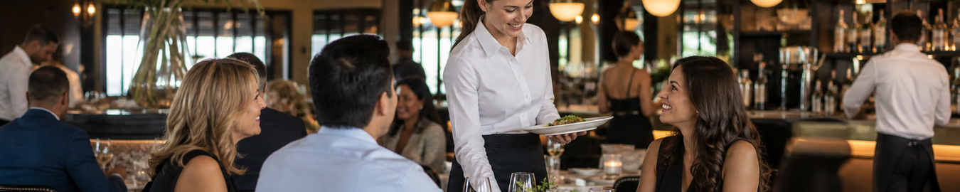 Front of House products in a real-world hospitality environment