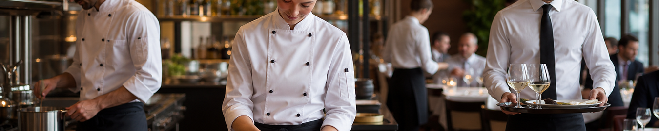 Jackets & Shirts products in a real-world hospitality environment