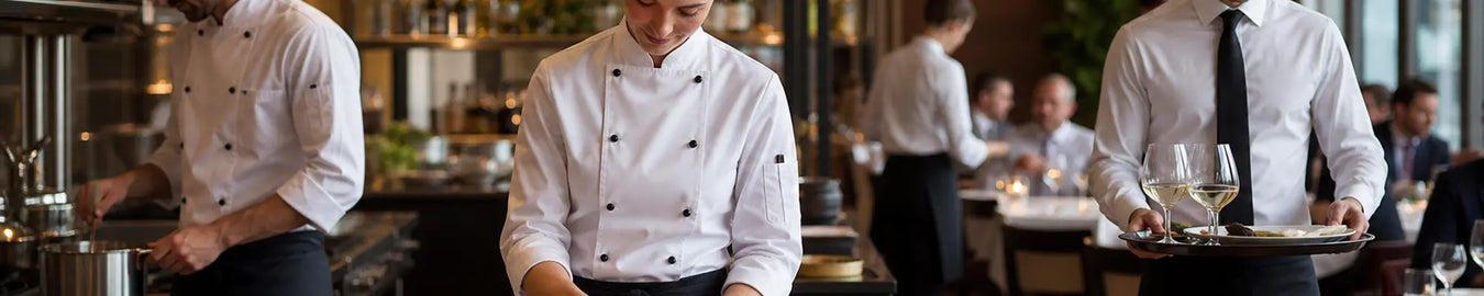 Jackets & Shirts products in a real-world hospitality environment