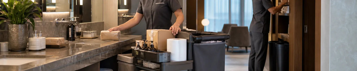 Matthews Packaging & Hygiene products in a real-world hospitality environment