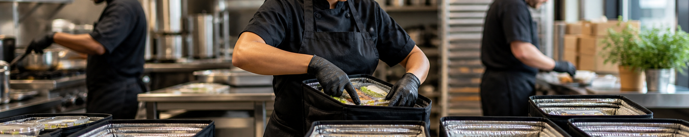 Meal Delivery products in a real-world hospitality environment
