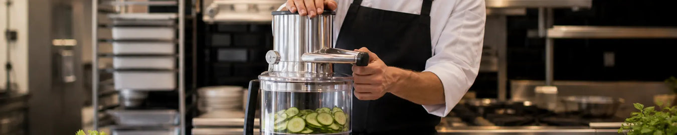 Robot Coupe products in a real-world hospitality environment