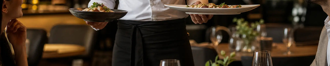 Servingware products in a real-world hospitality environment
