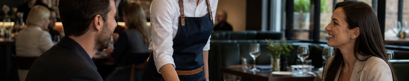 Tablekraft products in a real-world hospitality environment