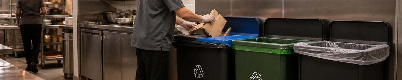 Waste Management products in a real-world hospitality environment