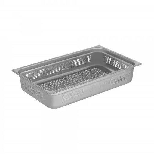 Chef Inox Perforated Gastronorm Pan 1/1 100mm  Food Pans
