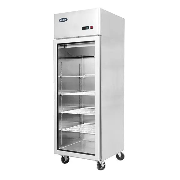 Atosa Glass Door Freezer Showcase GN2/1 Compatible  Upright Display Fridges