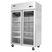 Atosa Glass Door Freezer Showcase GN2/1 Compatible  Upright Display Fridges