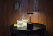 Tablekraft Ambience Charlotte Cordless LED Table Lamp - Oxide Black detail image