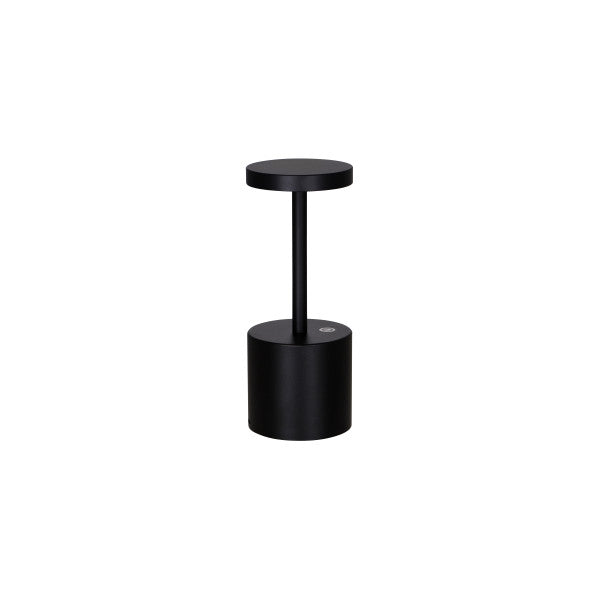 Tablekraft Ambience Charlotte Cordless LED Table Lamp - Oxide Black product image
