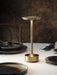 Tablekraft Ambience Stella Cordless LED Table Lamp - Brushed Brass detail image