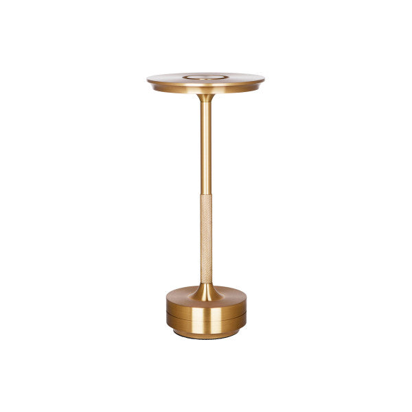 Tablekraft Ambience Stella Cordless LED Table Lamp - Brushed Brass product image