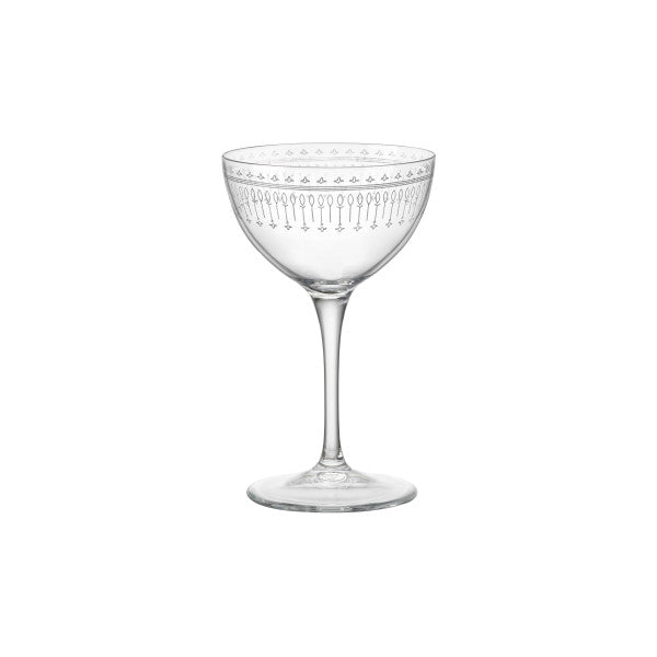 Bormioli Rocco Bartender Art Deco Martini Glass 235ml – Pack of 6