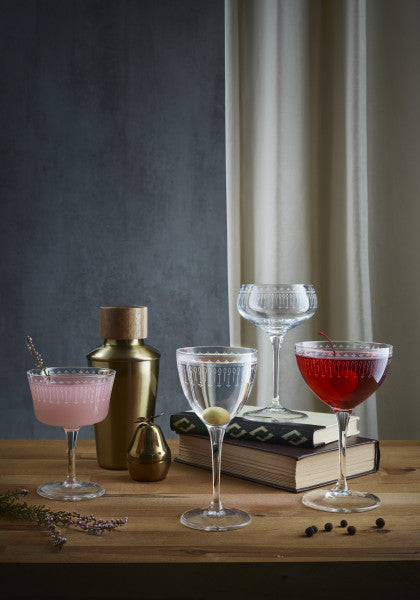 Bormioli Rocco Bartender Art Deco Martini Glass 235ml – Pack of 6