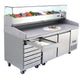 Atosa Pizza Table Fridge with Drawers - 2010mm - 2 Door & Drawers - EPF3480