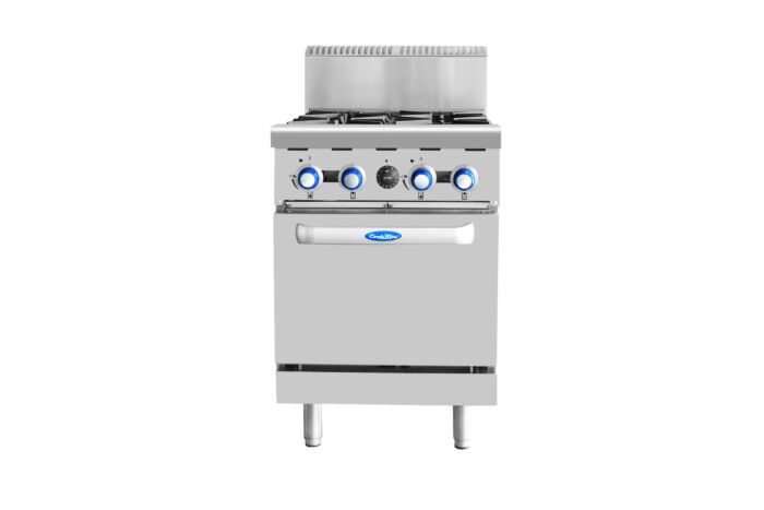 Cookrite Burners With Oven 4 Burner 600mm